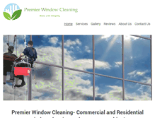Tablet Screenshot of premier-window-cleaning.net